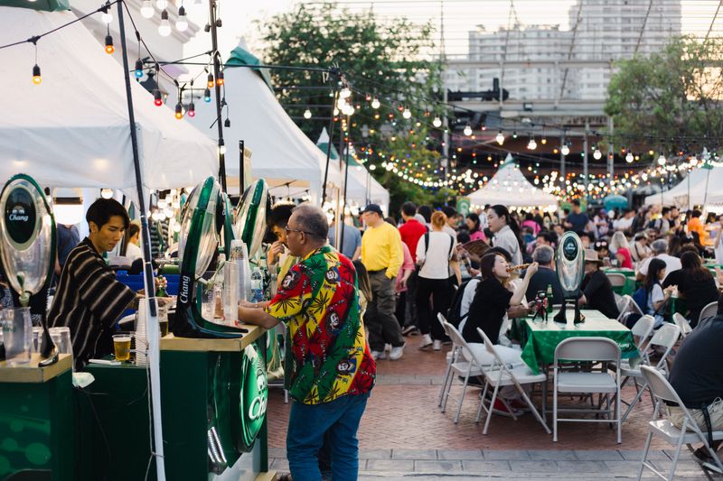 mod pizza annual pizza fest event with large crowd enjoying food